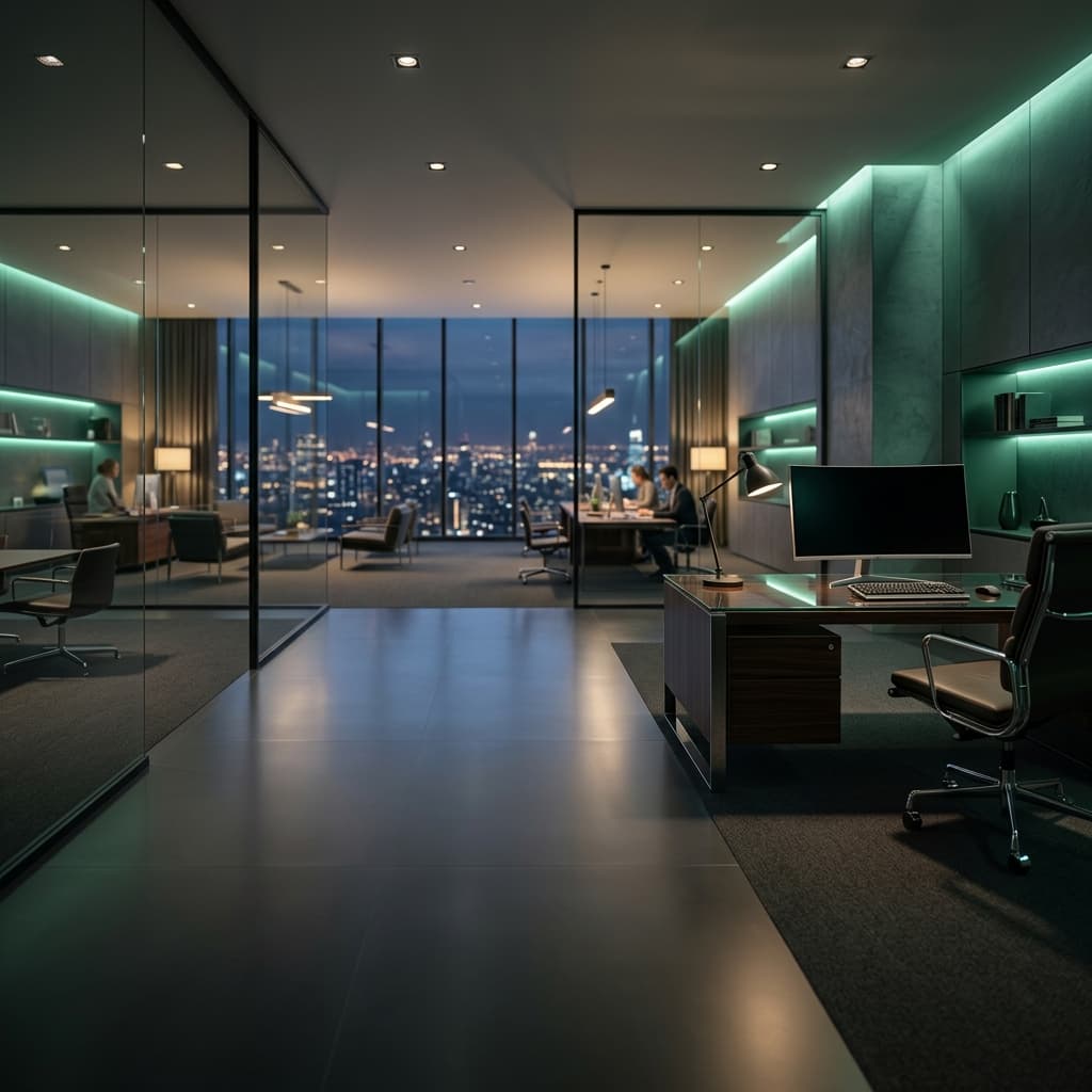 Futuristic Office Background